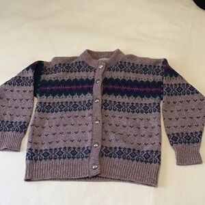 Merrimac Valley Fairisle pattern Cardigan
